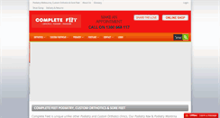 Desktop Screenshot of completefeet.com.au